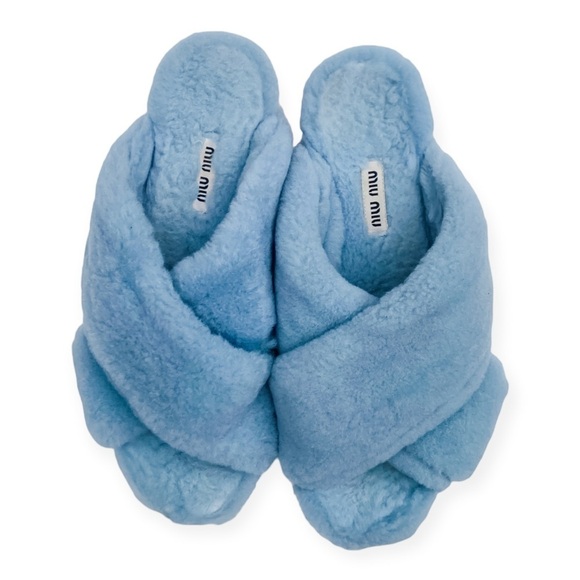 Miu Miu Shearling Espadrilles - Picture 2 of 8